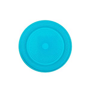 Prato Bolo Descartável 15cm Azul Claro 10 unidades Trik Trik