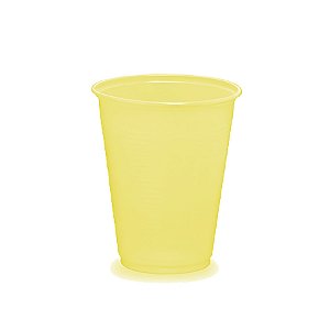 Copo Descártavel BioDegradável 200ml - Amarelo Candy  - 50 unidades - Rizzo
