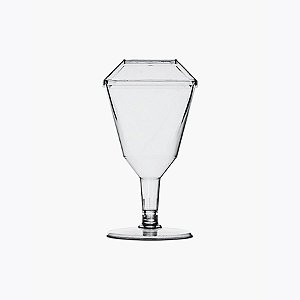 Taça Square PIT 175/1 com Tampa - 05 unidades - Plastilânia