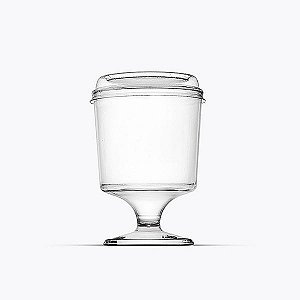 Taça PIT 031 com Tampa - 10 unidades - Plastilânia