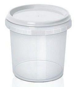 Pote com Lacre Redondo 220ml -  WS Plásticos Rizzo Embalagens