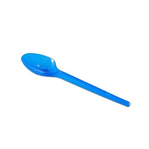 Colher Sobremesa Azul - 50 unidades - Prafesta