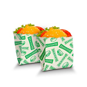 Saco de Papel - Sanduíche P - 50 unidades - Regina - Rizzo