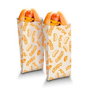 Saco de Papel - Hot Dog P - 50 unidades - Regina - Rizzo