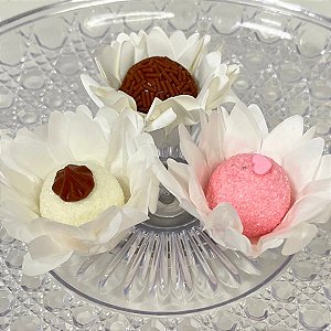 Forminha para Doces Finos - Madri Branco - 30 unidades - Decora Doces - Rizzo