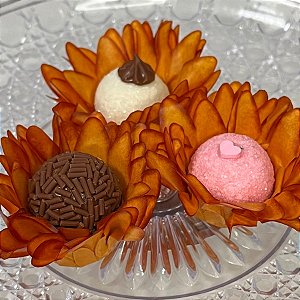 Forminha para Doces Finos - Madri Laranja - 30 unidades - Decora Doces - Rizzo