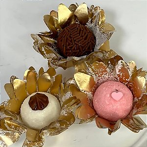 Forminha para Doces Finos - Madri Dourado - 30 unidades - Decora Doces - Rizzo