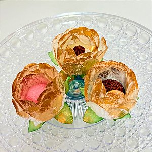 Forminha para Doces Finos - Bela Dourado - 30 unidades - Decora Doces - Rizzo