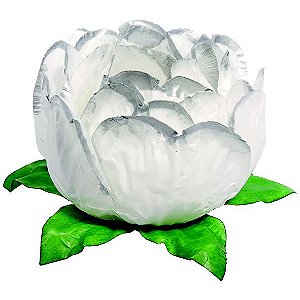 Forminha para Doces Finos - Bela  Branca Borda Prata - 40 unidades - Decora Doces - Rizzo Festas