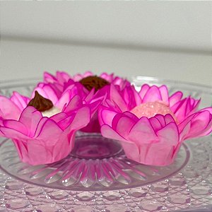 Forminha para Doces Finos - Madri Rosa Claro - 30 unidades - Decora Doces - Rizzo