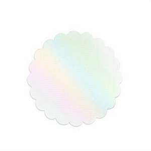 Fundo Rendado para Doces 9cm (761209) Nacarado com 100 un. Cromus Rizzo