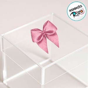 Lacinho de Fita de Cetim Rosa Bebe 10mm - 2,5cm - Cor 310 - 50 unidades - Progresso - Rizzo