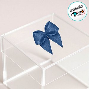 Lacinho de Fita de Cetim Azul Royal 10mm - 2,5cm - Cor 214 - 50 unidades - Progresso - Rizzo