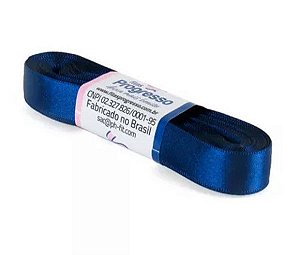 Fita de Cetim Progresso 15mm nº3 - 10m Cor 215 Azul Marinho - 01 unidade