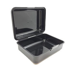 Caixinha Lembrancinha Plástica Preto 18x13x7cm - 1 unidade - Rizzo