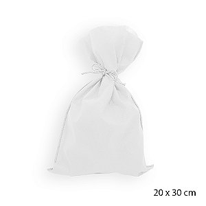 Saco para Surpresas em TNT - 20 x 30 cm - Branco - 10 unidades - Best Fest - Rizzo