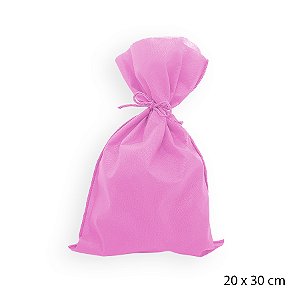 Saco para Surpresas em TNT - 20 x 30 cm - Rosa - 10 unidades - Best Fest - Rizzo