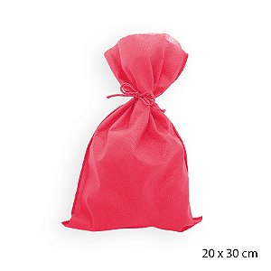 Saco para Surpresas em TNT - 20 x 30 cm - Vermelho - 10 unidades - Best Fest - Rizzo