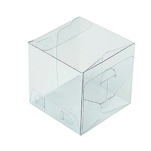 Caixa Cubo Transparente K8 (10cm x 10cm x 10cm)  - 20 unidades - Rizzo