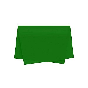 Papel de Seda - 50x70cm - Verde Bandeira - 10 unidades - Rizzo