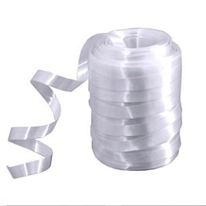 Rolo Fitilho Branco - 5mm x 50m - EmFesta