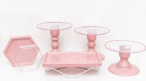 Kit Comemore MAIS Clean - 28 Rose - 01 Unidade - Só Boleiras - Rizzo Festas