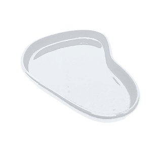 Bandeja Orgânica  - 17x11 cm -  Azul Claro Candy - 1 unidade - Só Boleiras - Rizzo