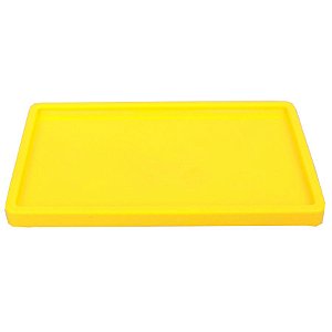Bandeja Retangular 30x18cm Amarelo Neon - 01 unidade - Só Boleiras - Rizzo Embalagens