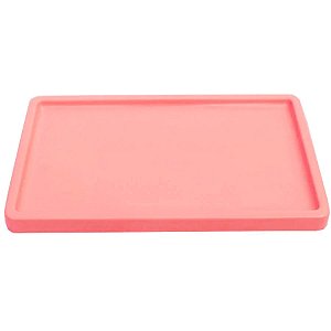 Bandeja Retangular 30x18cm Rose - 01 unidade - Só Boleiras - Rizzo Embalagens
