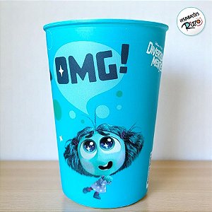 Copo Plástico Divertidamente 2 - Inveja Omg - 320ml  - 1 unidade - Disney Original - Rizzo