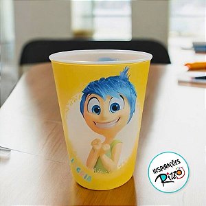 Copo Plástico Divertidamente - Alegria - 320ml - 1 unidade - Disney Original - Rizzo