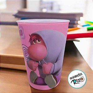 Copo Plástico Divertidamente - Vergonha - 320ml - 1 unidade - Disney Original - Rizzo