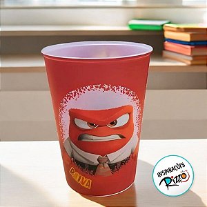 Copo Plástico Divertidamente - Raiva - 320ml - 1 unidade - Disney Original - Rizzo