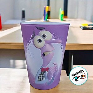 Copo Plástico Divertidamente - Medo - 320ml - 1 unidade - Disney Original - Rizzo