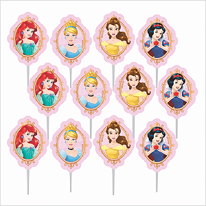 Palitos Decorativos EVA - Princesas - 01unidade - Disney Original - Rizzo