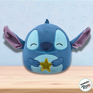 Pelúcia Stitch SquishMallowos - Estrela - 18cm - 1 unidade - Disney Original - Rizzo