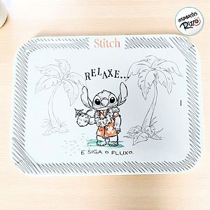 Bandeja Retangular Stitch - 40cm - 1 unidade - Disney Original - Rizzo
