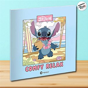 Livro Ilustrado para Colorir - Stitch Comfy Relax - 1 unidade - Disney Original - Rizzo