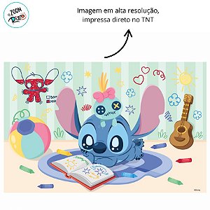 Painel TNT Stitch Baby - 85x55cm - 1 unidade - Disney Original - Rizzo