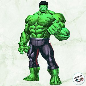 Mini Painel Decorativo Relevo - Hulk - 20x11cm - 1 unidade - Disney Original - Rizzo