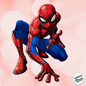 Painel Decorativo Relevo - Homem Aranha - 49x37cm - 1 unidade - Disney Original - Rizzo