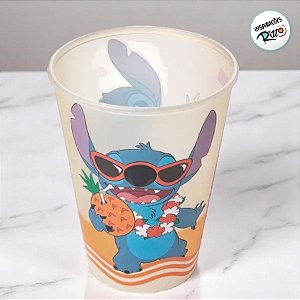 Copo de Plástico Stitch Abacaxi - 280ml - 1 unidade - Disney Original - Rizzo