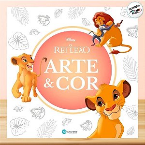 Livro Arte e Cor O Rei Leão - 1 unidade - Disney Original - Rizzo