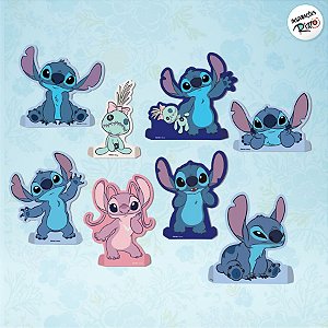 Decoração de Mesa - Stitch New - 8 unidades - Disney Original - Rizzo