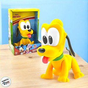 Boneco Pluto Articulado de Vinil - 26cm - 1 unidade - Disney Original - Rizzo