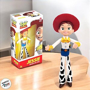 Boneca Jessie Toy Story Articulada de Vinil - 17cm - 1 unidade - Disney Original - Rizzo