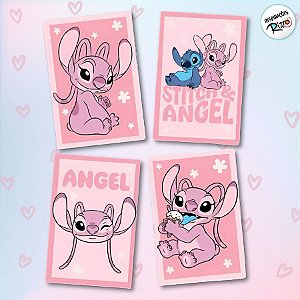Quadros Decorativos - Angel - 4 unidades - Disney Original - Rizzo