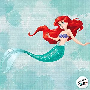 Mini Painel Decorativo Relevo - Ariel - 23x10cm - 1 unidade - Disney Original - Rizzo