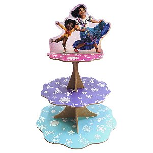 Doceiro Três Andares - Encanto - MDF - 1 unidade - Disney Original - Rizzo