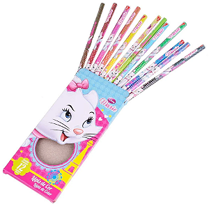 Lápis de Cor - Marie - 12 UN - Disney Original - Rizzo